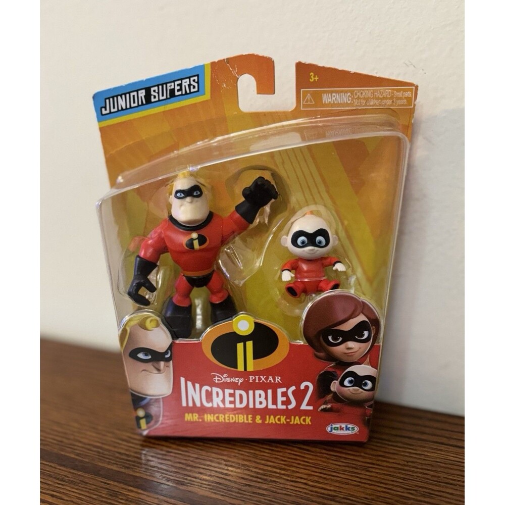 Mr. Incredible And Jack Jack - Incredible 2 ToyPrecool 3-Inch Figures 2-Pack